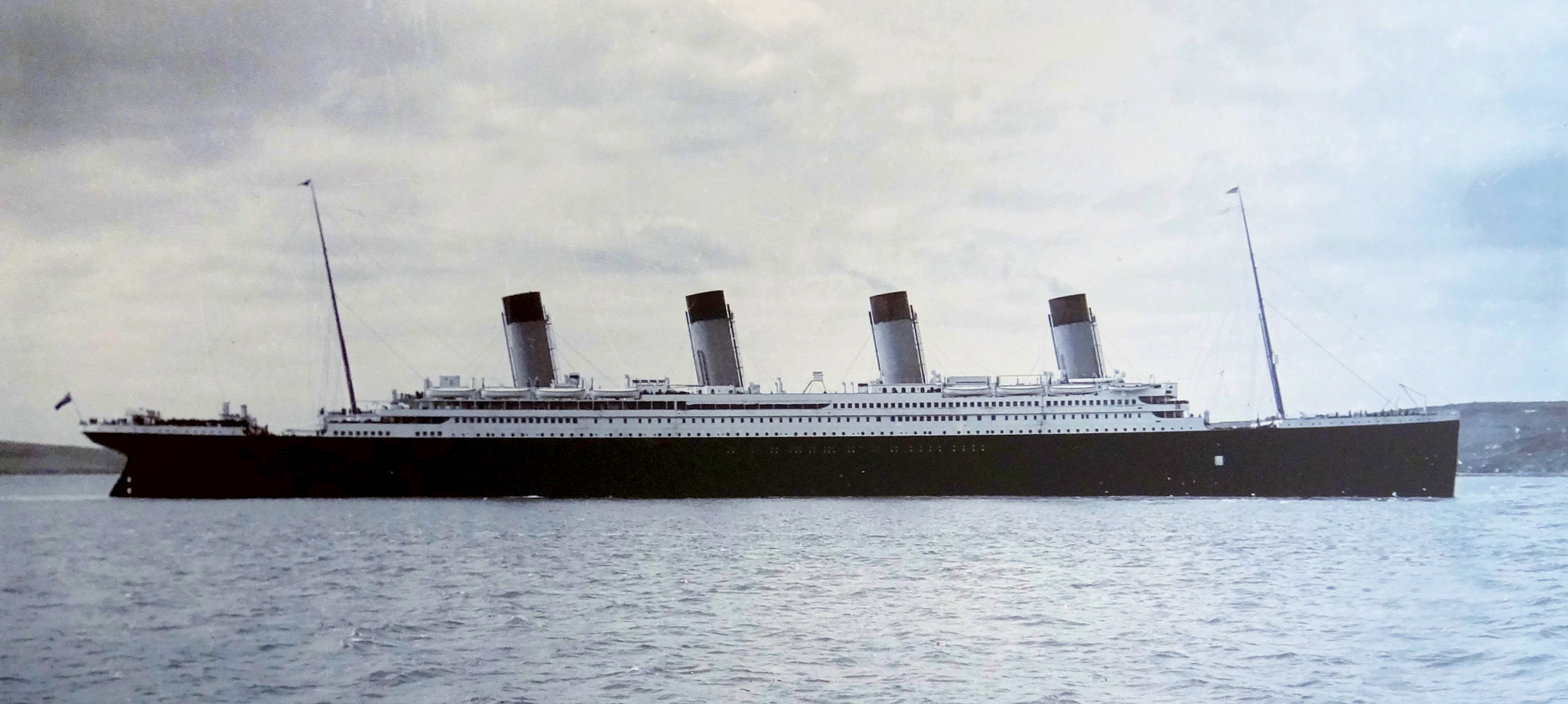 Titanic in Cobh Harbour, County Cork Ireland